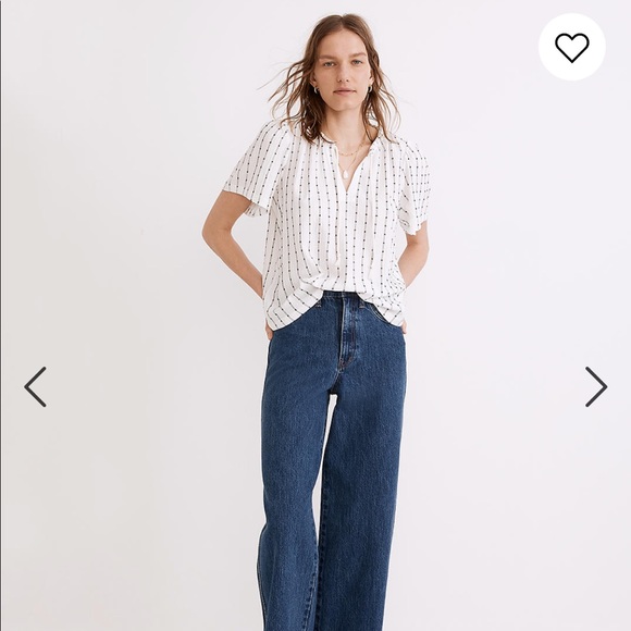 Madewell Tops - MADEWELL Tie- Neck Tunic Top